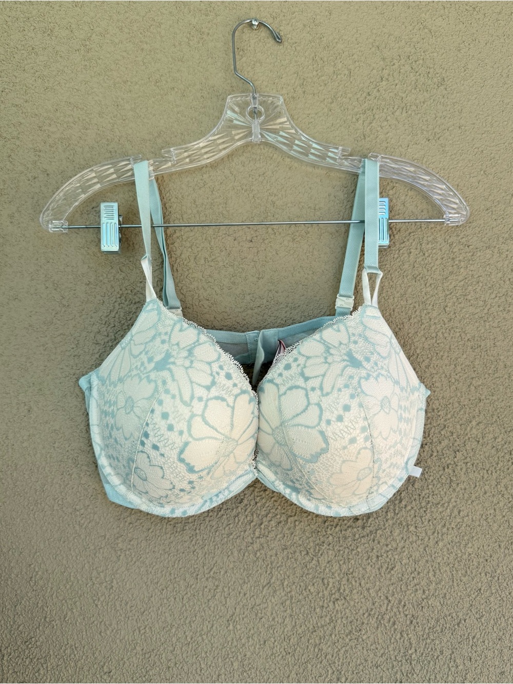 Victoria's Secret baby blue push-up bra